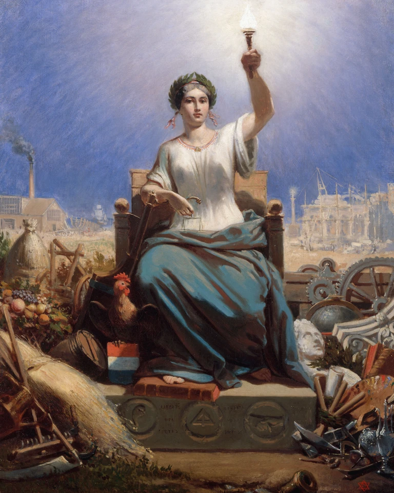 La République, Ange-Louis Janet dit Janet-Lange, 1848, musée Carnavalet