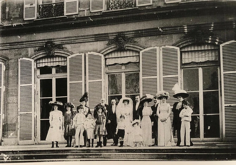 Mariage de Michel Ajasson de Grandsagne et Hélène de Gournay, 1909
